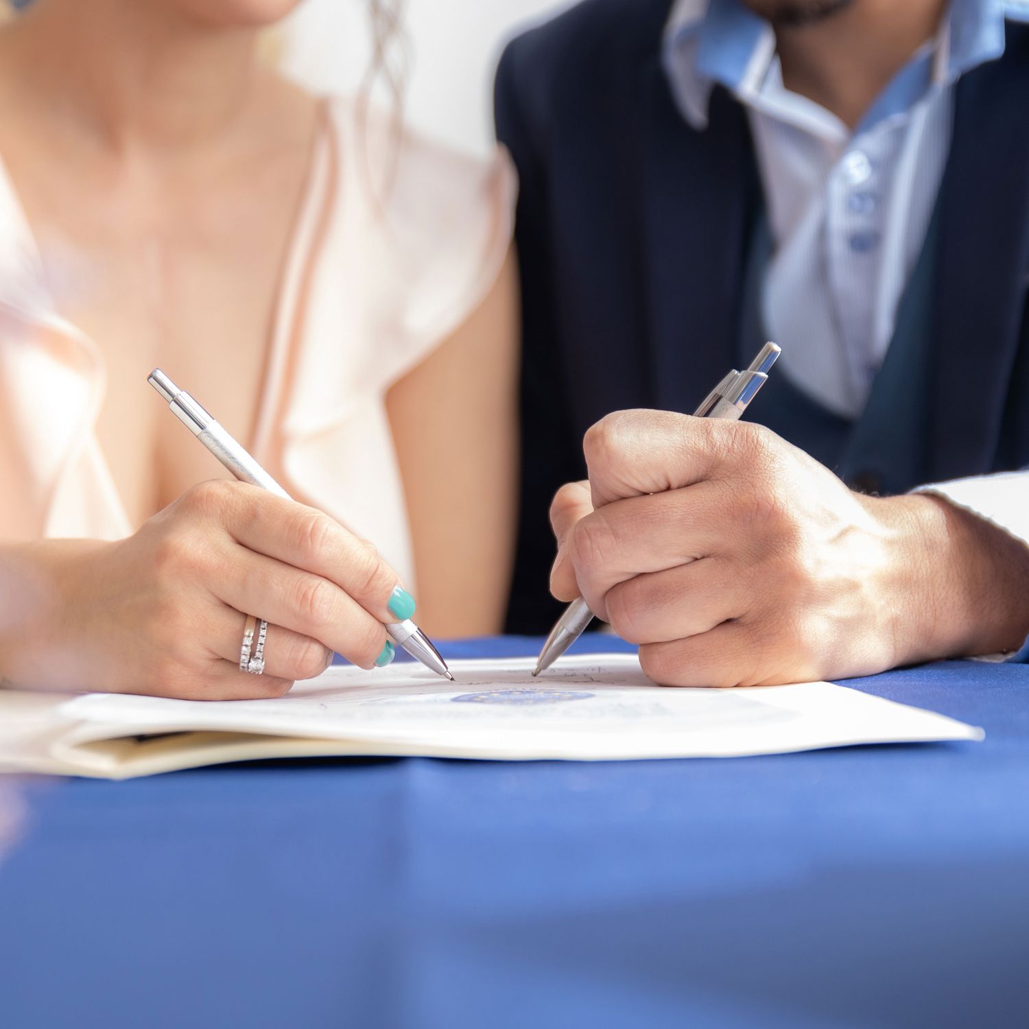 couple signing marriage license recirc getty 1 13 31103dae60054ab18db3f4364dd71e2b